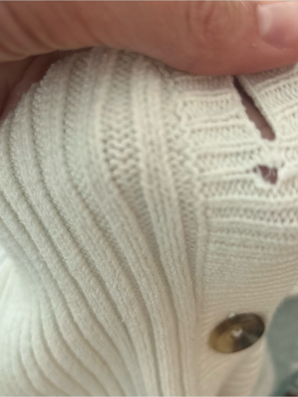 Chunky Knit Cardigan Y2K Preppy Academia Cottagecore Button Front Sweater - Picture 7 of 7